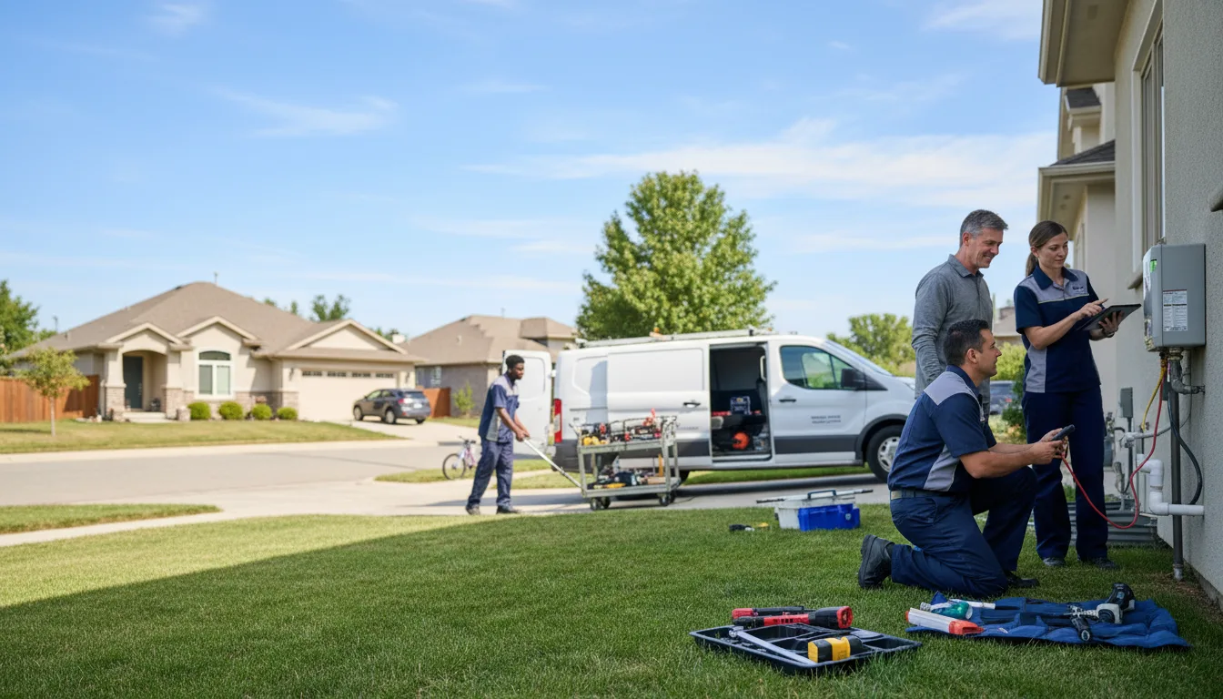 Tankless water heater service in Montgomery, TX